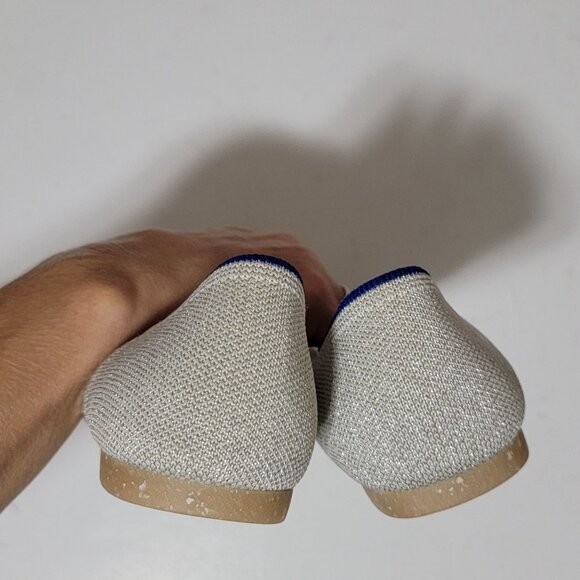 NEW Rothys The Point Flats Womens 10 Shimmer Soft Comfy Chic Contemporary Fairy - Picture 6 of 8